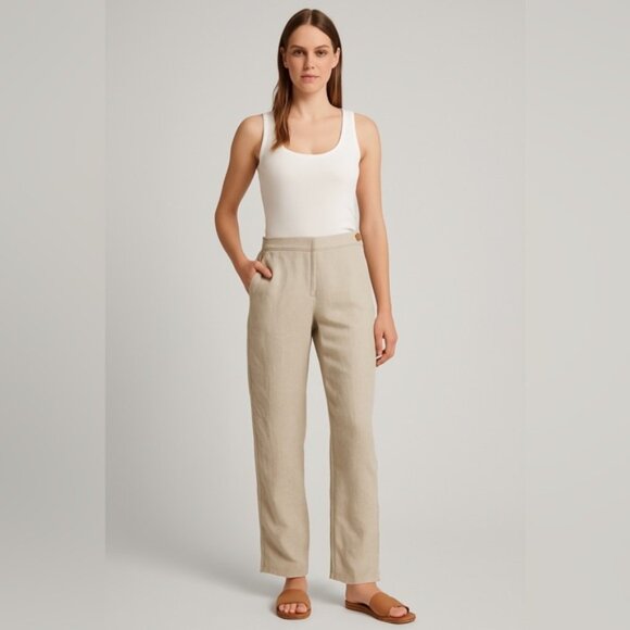 J.McLaughlin for Sanyo 100% Linen Pants – Size 10 - Picture 1 of 6